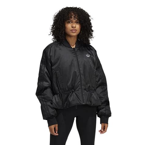 bomberjacke adidas damen schwarz|schwarze Bomberjacken für Damen .